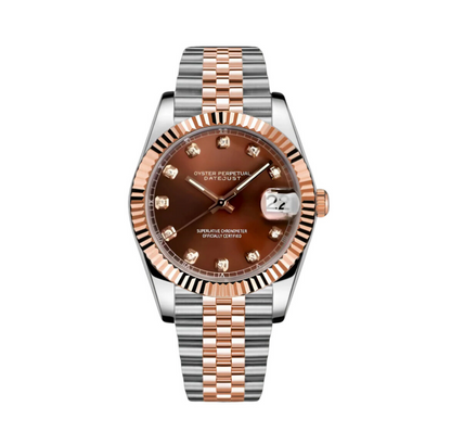 DATEJUST MOD ( CHOCOLATE TWO TONE )