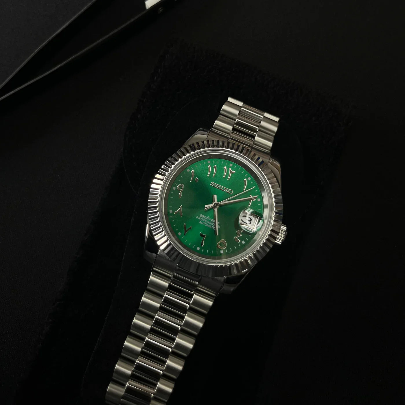 DATEJUST MOD ( ARABIC GREEN DIAL )